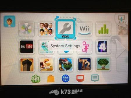 Wiiu系统菜单设置图文翻译 K73游戏之家