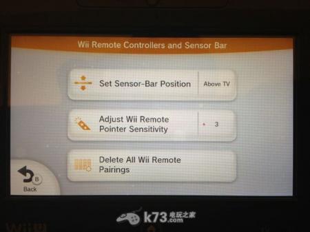 Wiiu系统菜单设置图文翻译 K73游戏之家