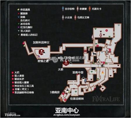 血源诅咒全地图中文版图片