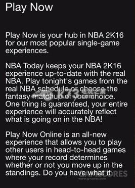 《NBA2K16》游戏模式全面曝光