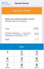 SAT Score Converter app v1.0 下载 截图