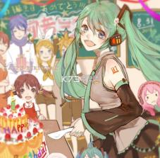 初音未来九周年生日壁纸 下载 截图