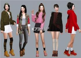 模拟人生4 24色洋装女鞋mod下载 截图