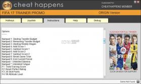 FIFA17 v1.06 十二项修改器下载 截图