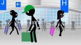 危险的机场火柴人 v1.0.0 下载 截图