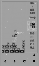 俄罗斯方块黑白版 v1.1 安卓版 截图