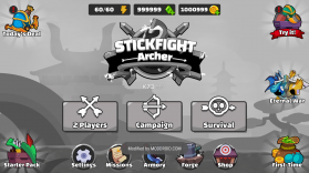 Stickfight Archer v1.65 破解版 截图