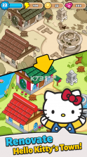 凯蒂猫合并小镇 v1.1.11239 游戏(Hello Kitty Merge Town) 截图