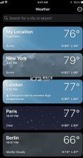 iphone天气预报 v1.8 app 截图