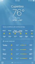 iphone天气预报 v1.8 app 截图