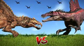霸王龙VS棘龙：混合竞技场(T-Rex vs Spinosaurus: Hybrid Arena) v11 安卓下载免费 截图